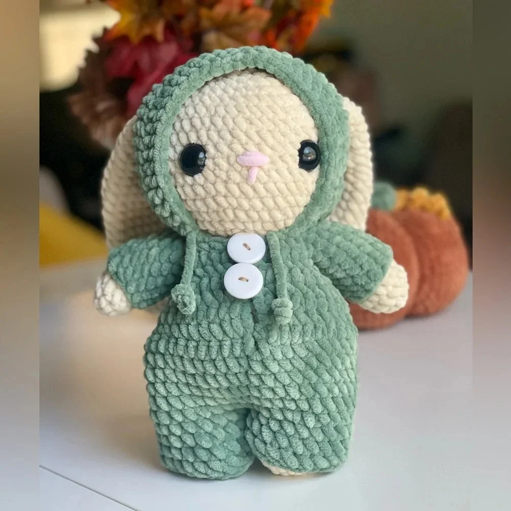 Crocheted Bunny in Onsie